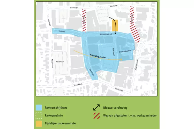 Parkeerschijf voor centrum Roden